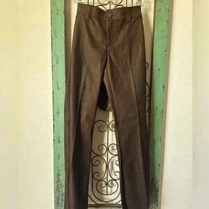 Vintage Lee Trouser jean in chocolate brown. Taperd legs Western for Fall!